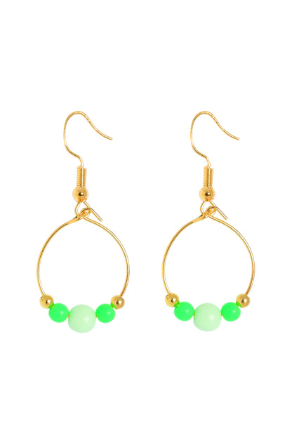 BOPPER EARRINGS - GREENS