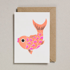 Fish Riso Print Card
