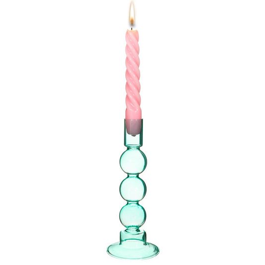 Turquoise Bubble Candlestick