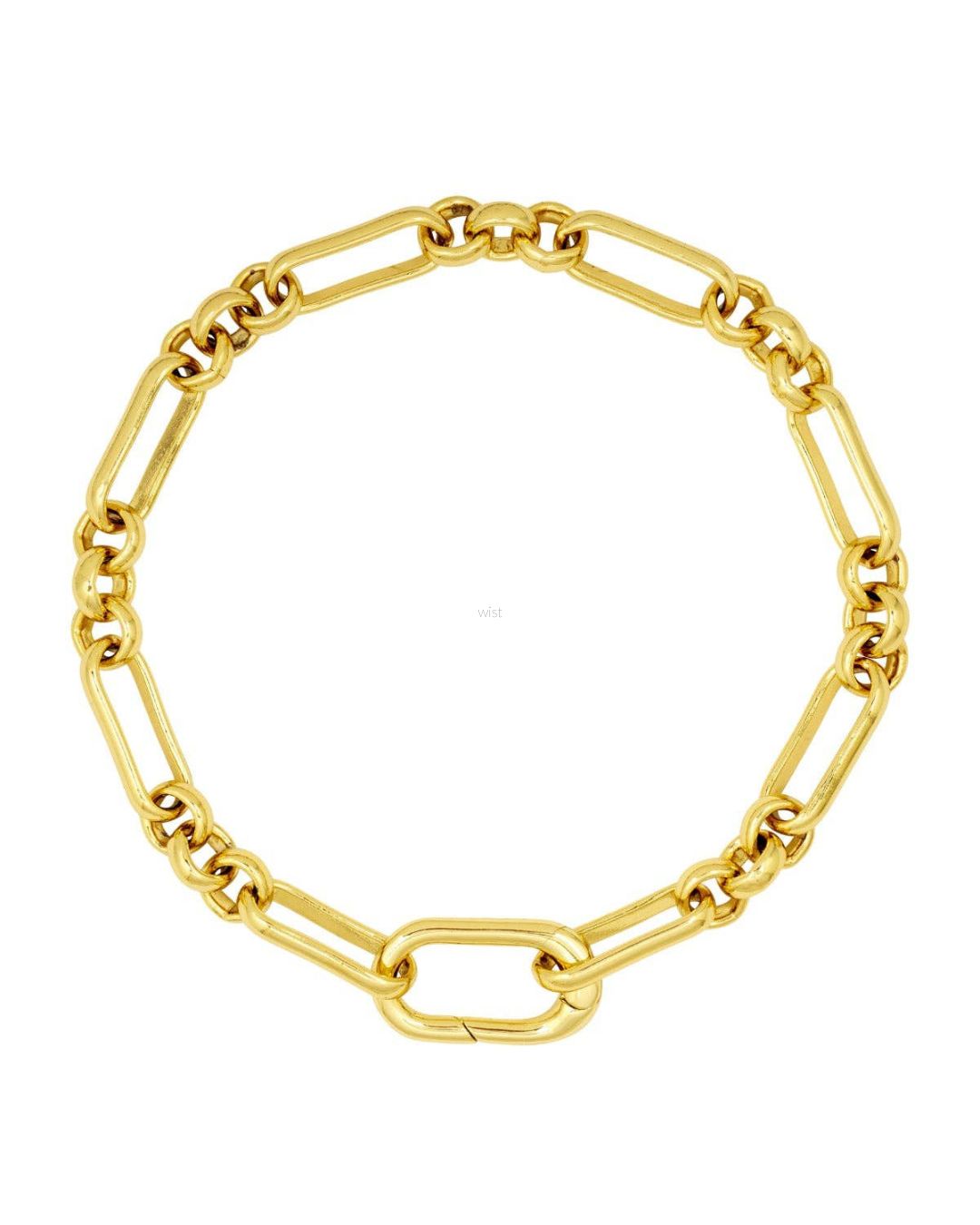 Gold Links Chain Bracelet