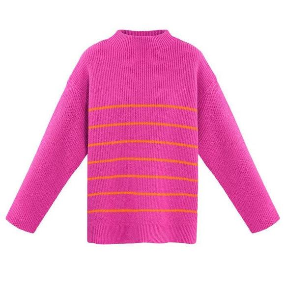 Bliss sweater - orange pink