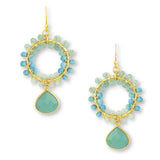 Turquoise bead Earrings