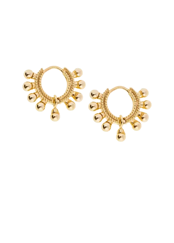 Boucles d'oreilles en cristal avec breloques en forme de cœur en cristal