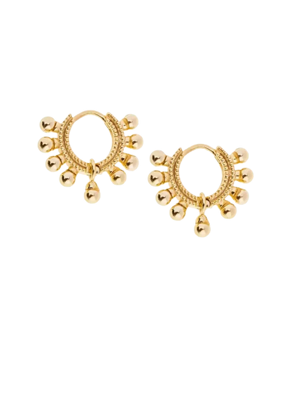 Boucles d'oreilles en cristal avec breloques en forme de cœur en cristal