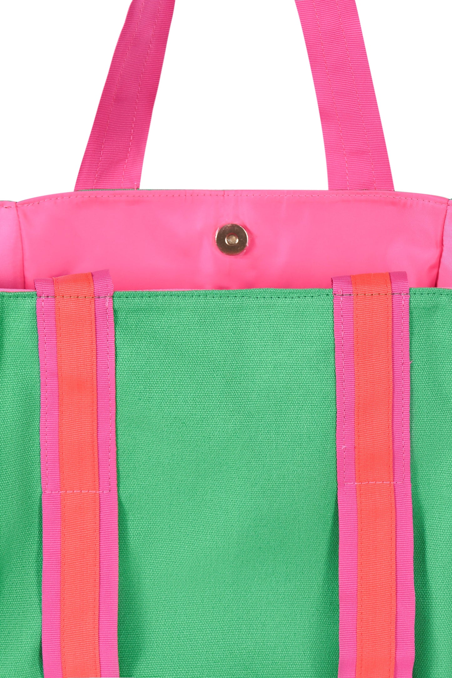 SMALL | KIDS BRIGHT GREEN BEACH BAG