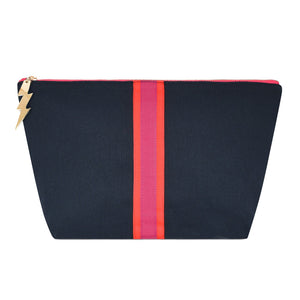 LARGE LUCKY STRIPE BAG - NAVY