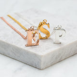 Initial Necklaces - Gold