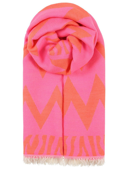 Pink Zig Zag Scarf