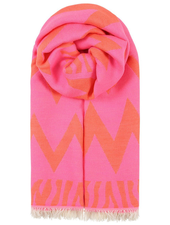 Pink Zig Zag Scarf