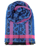 Blue Animal Scarf