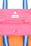 Sac de plage orange vif