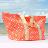 Sac de plage étoilé orange