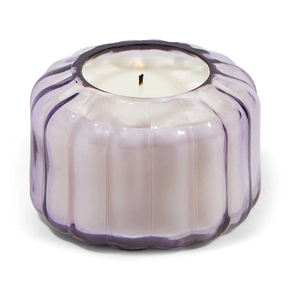 Green Ripple Glass - Salted Iris Candle