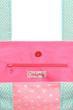 PINK STARRY BEACH BAG