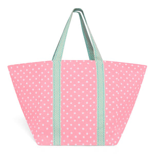 PINK STARRY BEACH BAG