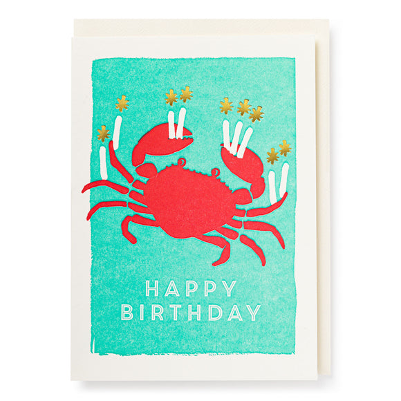 Card - Birthday Crab