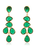 Chandelier Earrings - Emerald