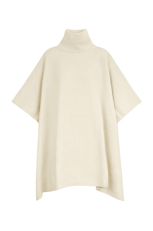 Cream Polo Poncho