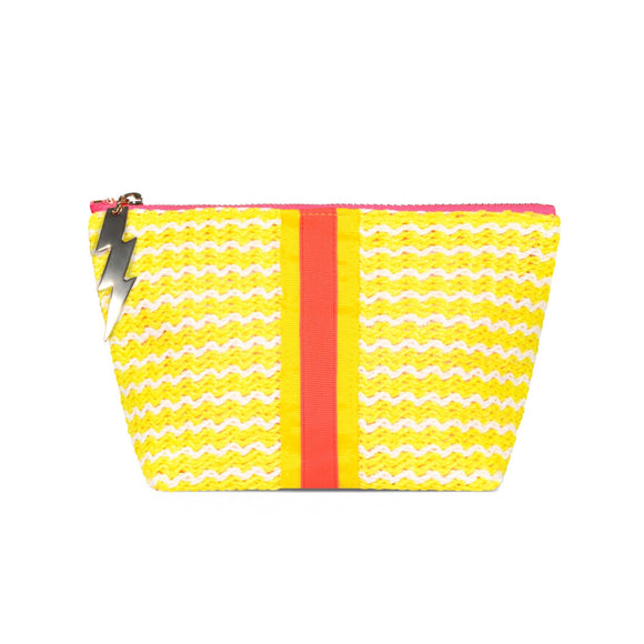 Small Yellow Wiggle Weave Bag