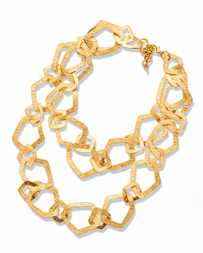 Collar de cuentas multicolor