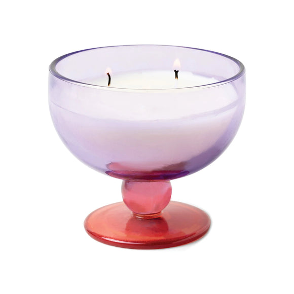Glass Goblet Candle - Pepper and Plum