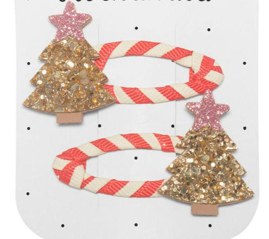 Christmas Tree Hair Clips