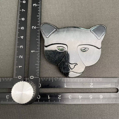 Black Panther's Head Acrylic Brooch