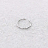 Fine Textured Bobble Ring