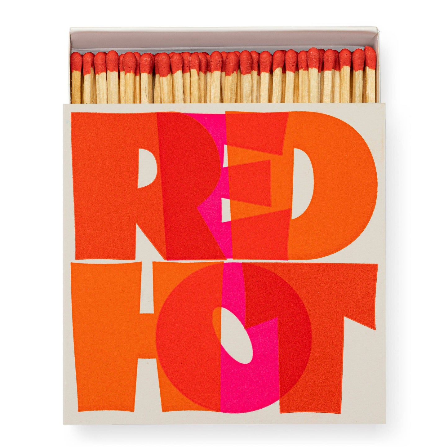 Red Hot Matches by | Square Matchboxes