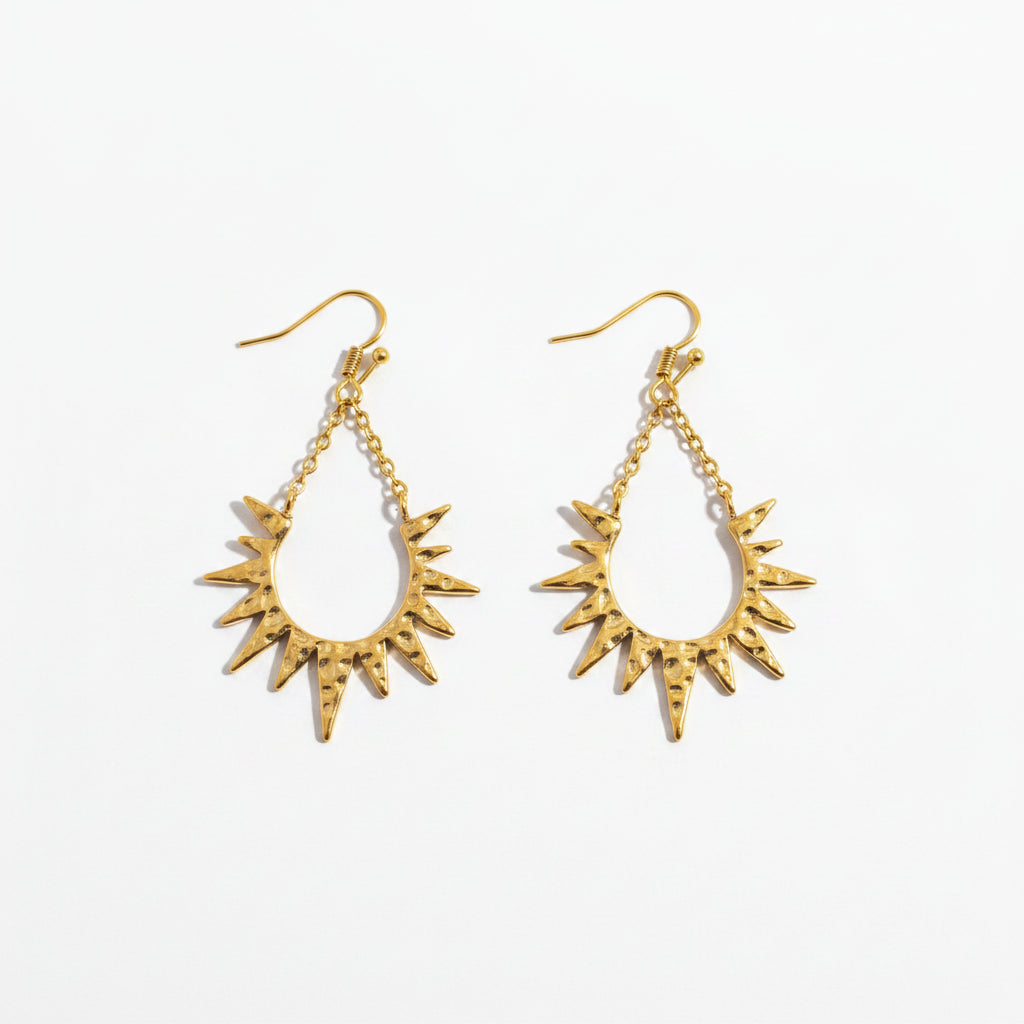 Dangle Sun Earrings