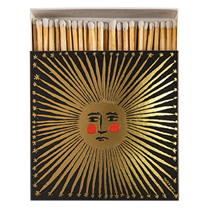 Sun Ray Matches | Square Matchboxes