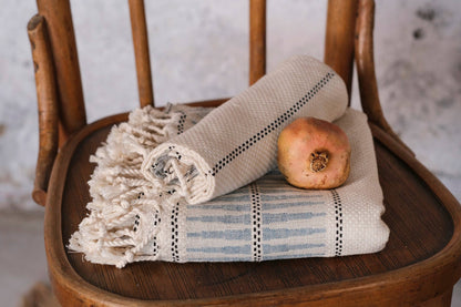 Peshtemal Hand Towel - Eton Blue