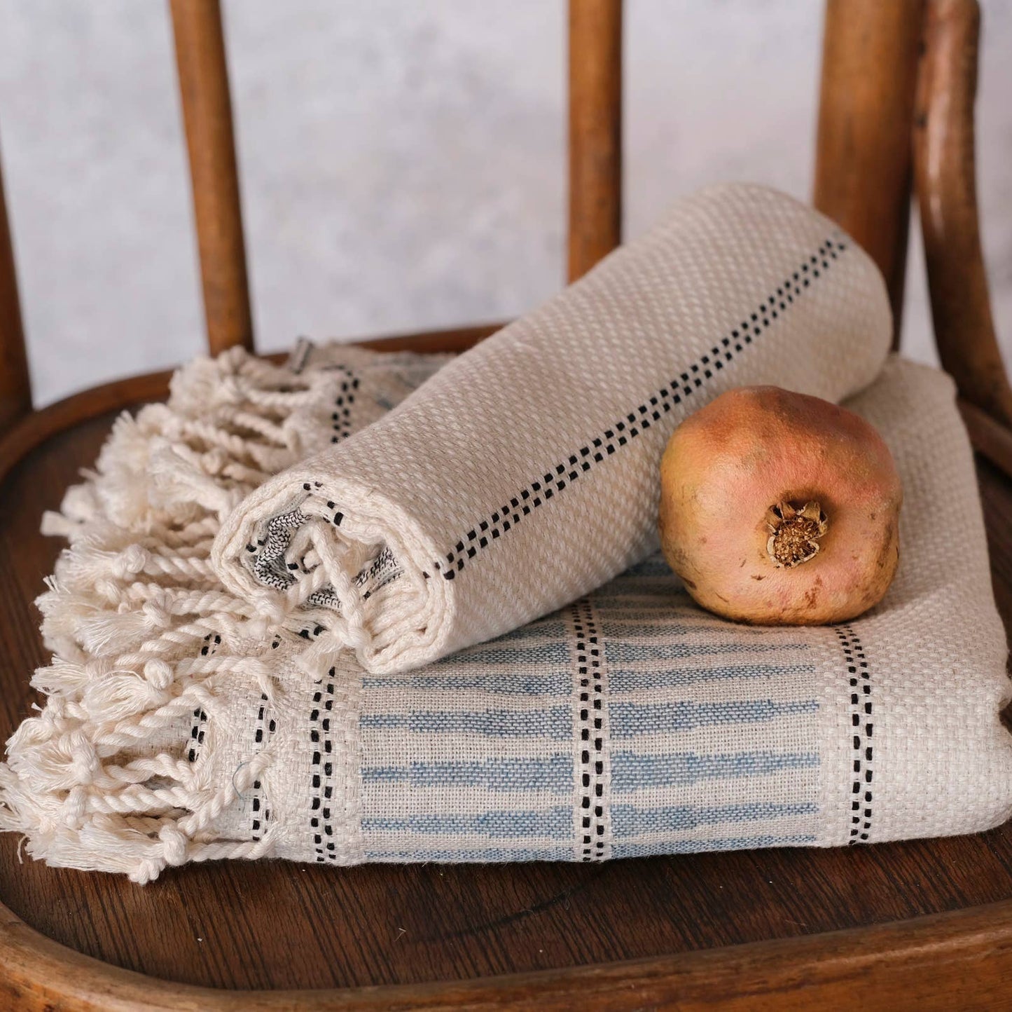 Peshtemal Bath Beach Towel -  Eton Blue