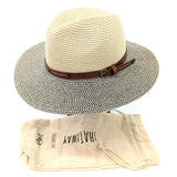 Folding Panama Style Travel Sun Hat - Mottled (59cm)