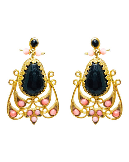 Pendientes Gaudí - Rosa y Ciruela