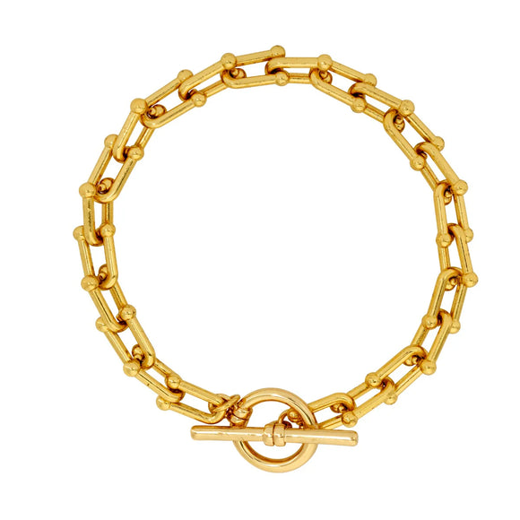 T-Bar Gold Bracelet