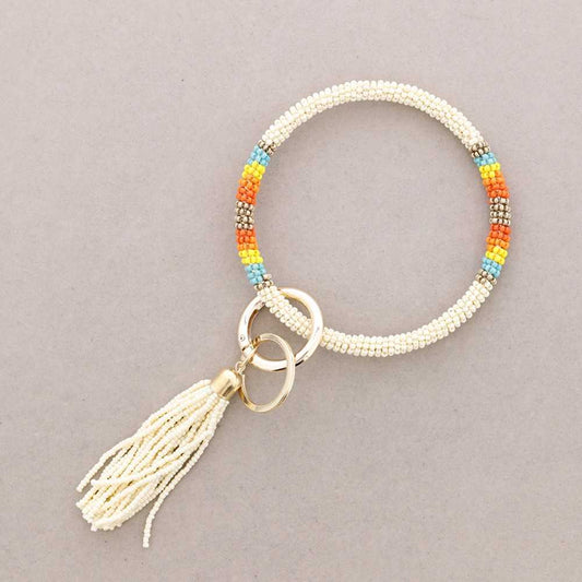 Beaded Keyring Hoop