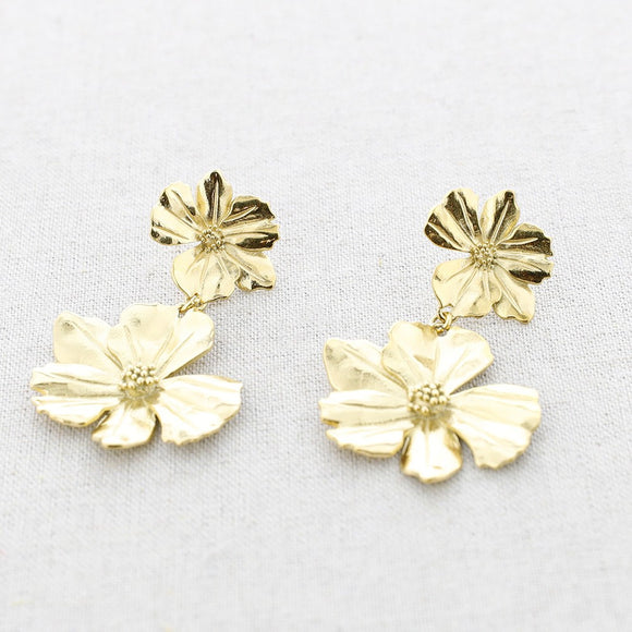 Double Flower earrings