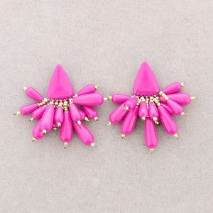 Pendientes Jingle Jangle de color rosa