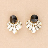 Art deco crystal earrings
