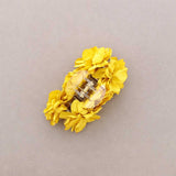 Flower Hair Clip - Yellow