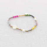 Delicate Initial Bead Bracelets