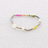 Delicate Initial Bead Bracelets