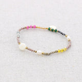 Delicate Initial Bead Bracelets