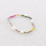 Delicate Initial Bead Bracelets