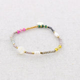 Delicate Initial Bead Bracelets