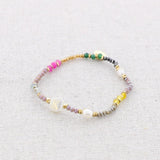 Delicate Initial Bead Bracelets