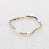 Delicate Initial Bead Bracelets