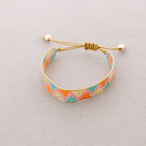 Bright beaded bracelet