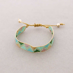 Bracelet en perles turquoise